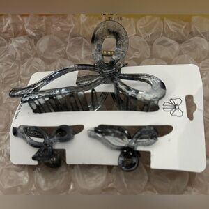 NEW Unbranded Hair Clip Set Bow Claw Clip Hair Clip